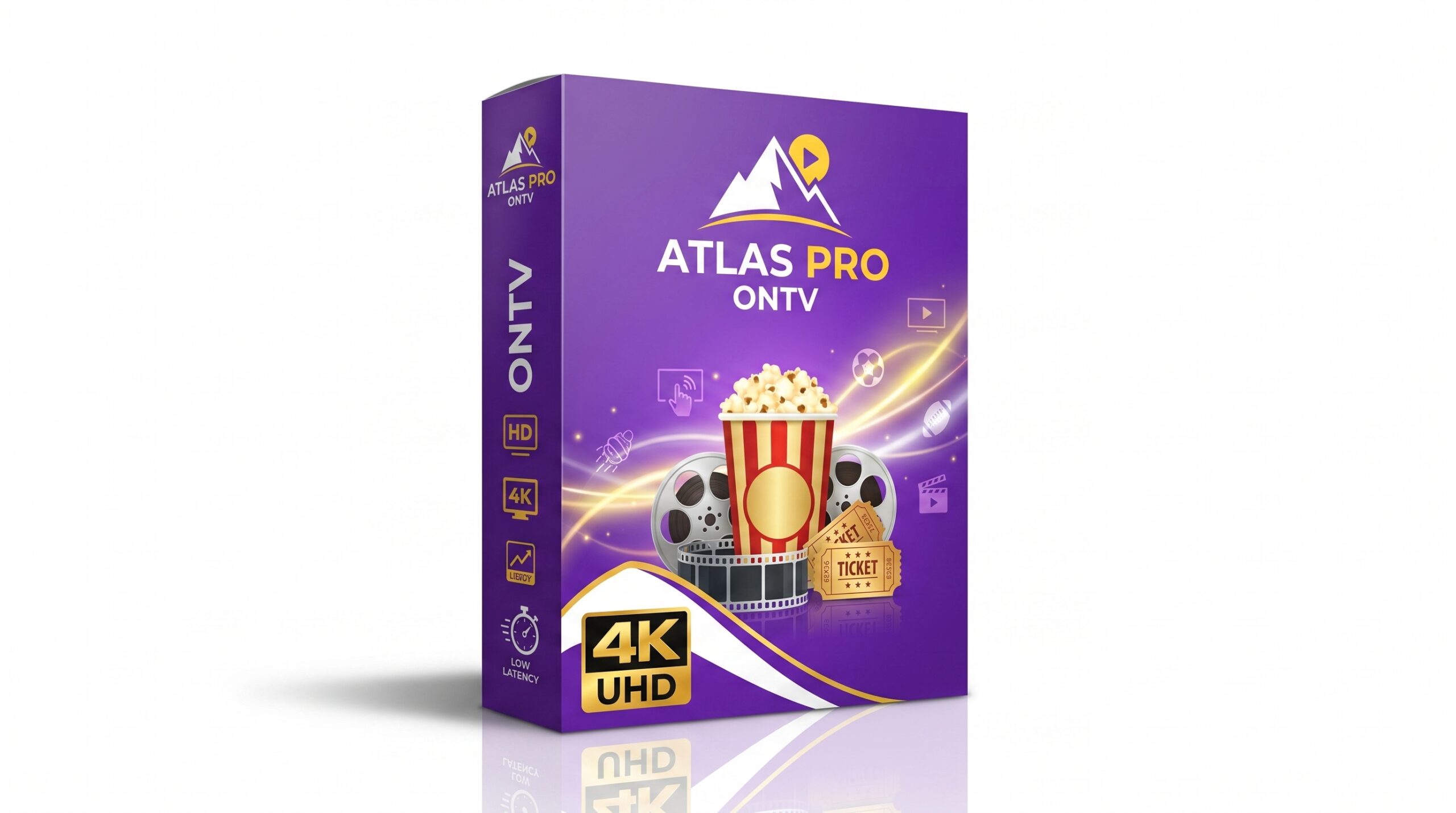 Image produit premium - Atlas Pro ONTV premium 2026 — Streaming HD/4K et faible latence pour sport et films