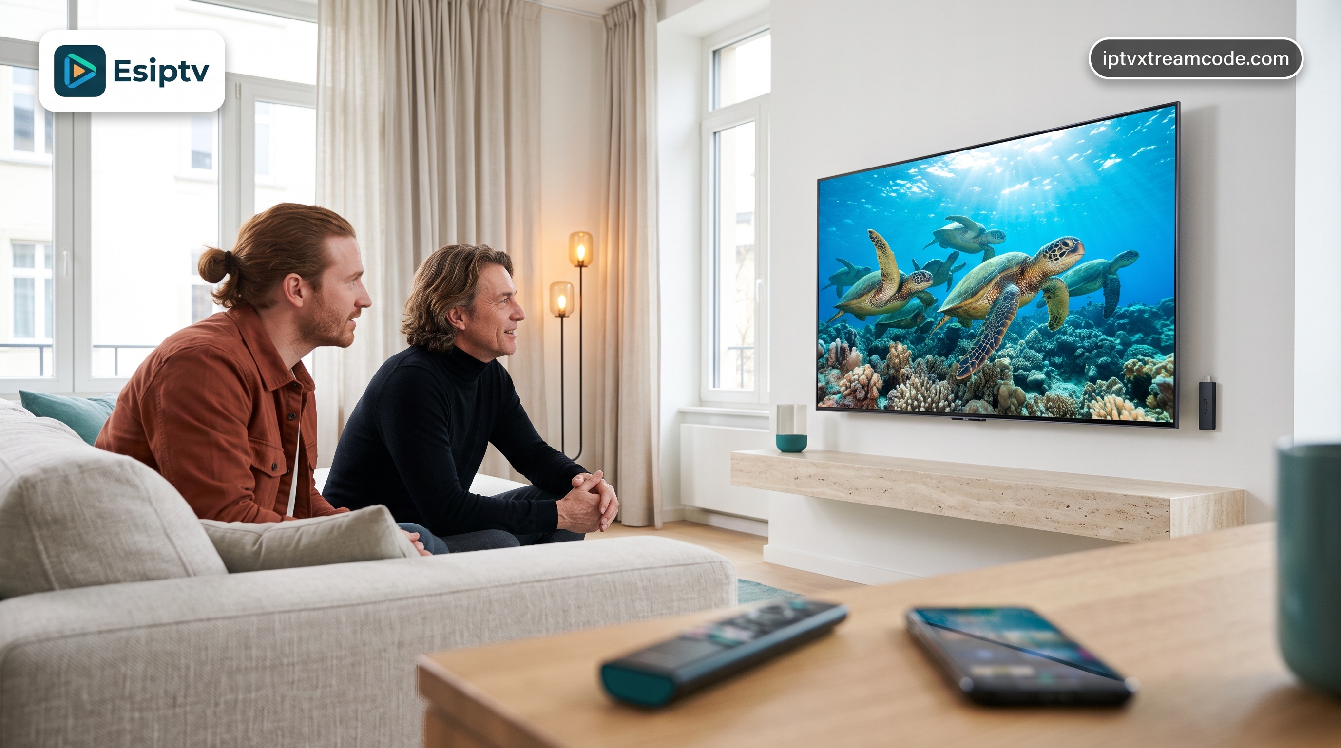 Qualité d’image 4K avec Esiptv - Esiptv code iptv France 2026 compatible Smart TV, Android, Apple TV – Abonnement 12 mois
