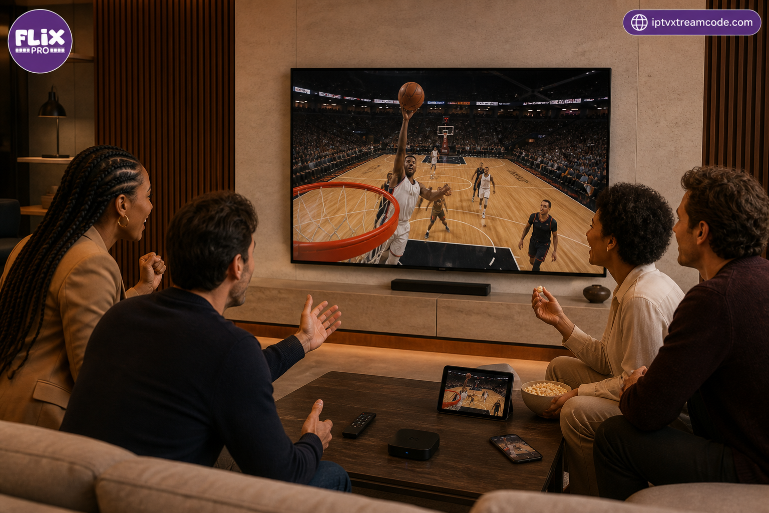 TV sport films séries et VOD une expérience complète pour 2026 Compatible Smart TV Android IOS avec installation et support