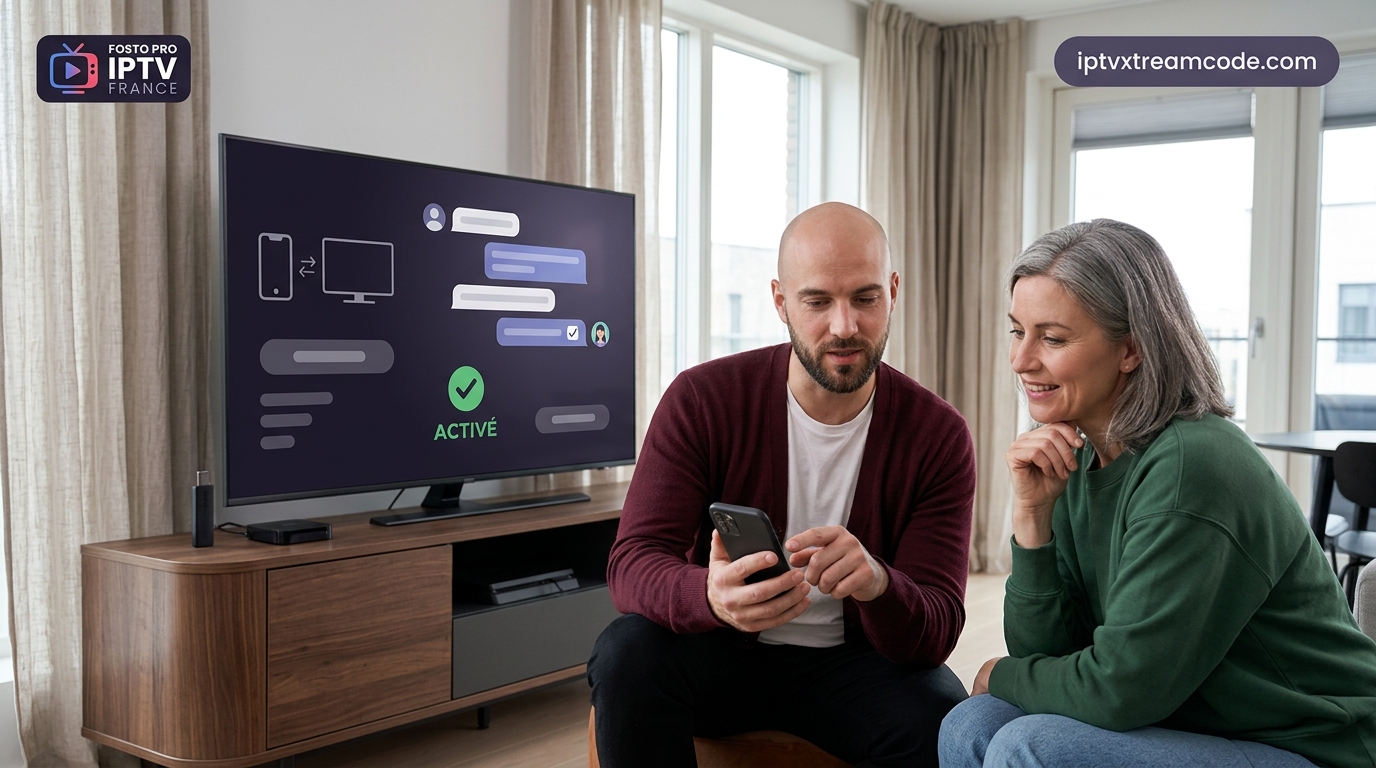 Support technique, activation rapide et accompagnement WhatsApp pour Fosto Pro IPTV France - Fosto Pro Iptv France 12 mois — Service fiable 2026 avec support FR et mises à jour sécurisées