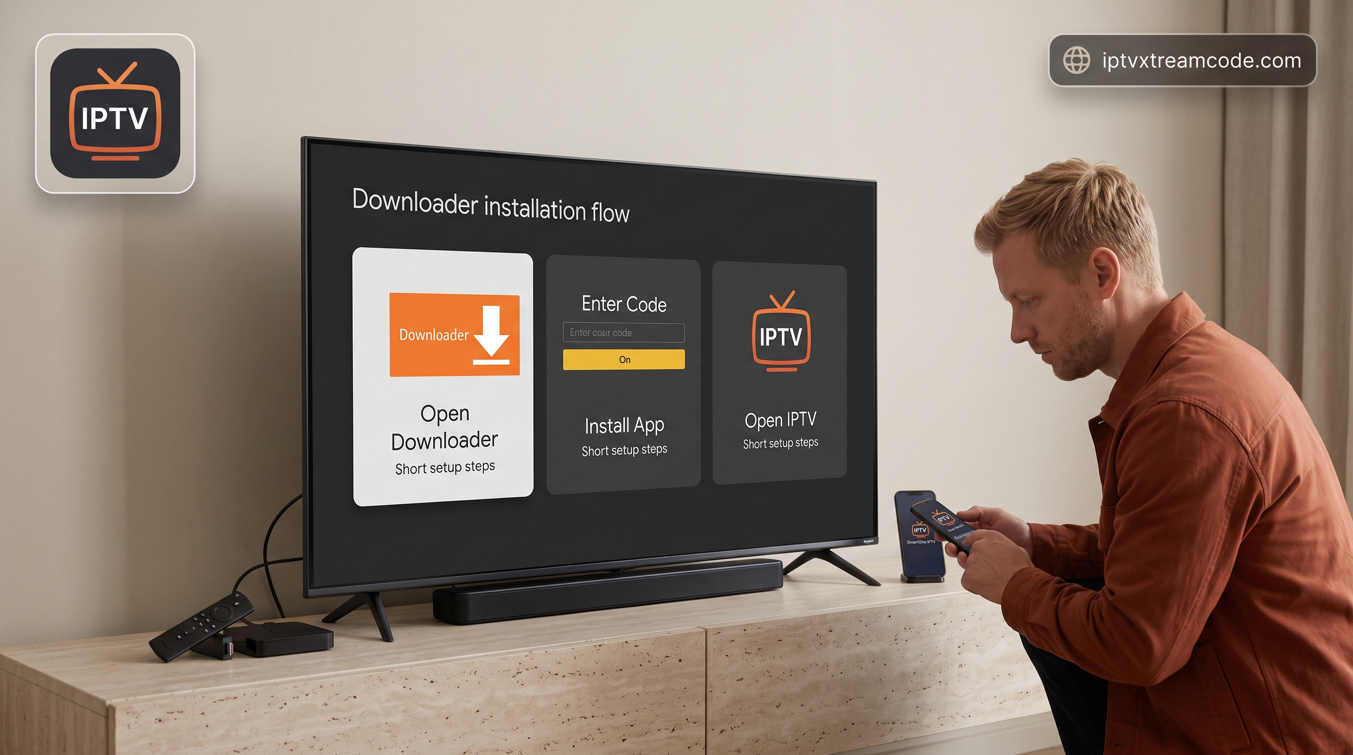 Image mise en avant - Installer l'Application SmartOne IPTV en France 2026 - guide d'installation sécurisé