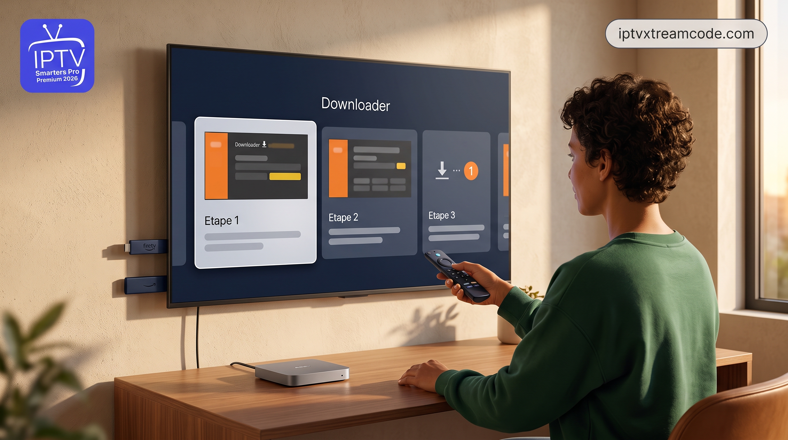 Comment installer l’application IPTV Smarters Pro sur Android et Fire TV Stick avec Downloader en 5 minutes - IPTV Smarters P