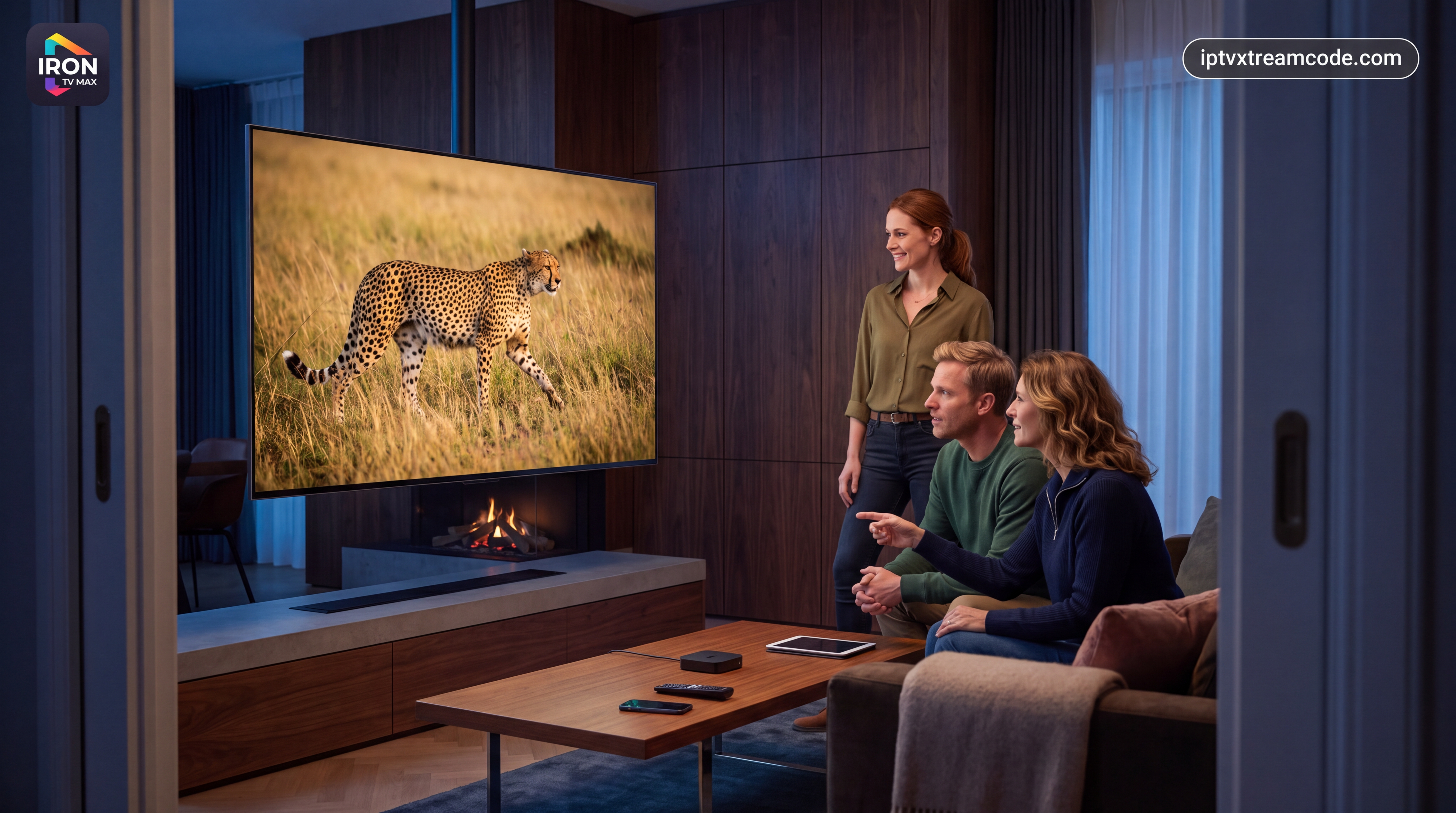 Qualité d’image 4K avec 12 mois Compatible Android Smart Apple expérience & VOD 2026