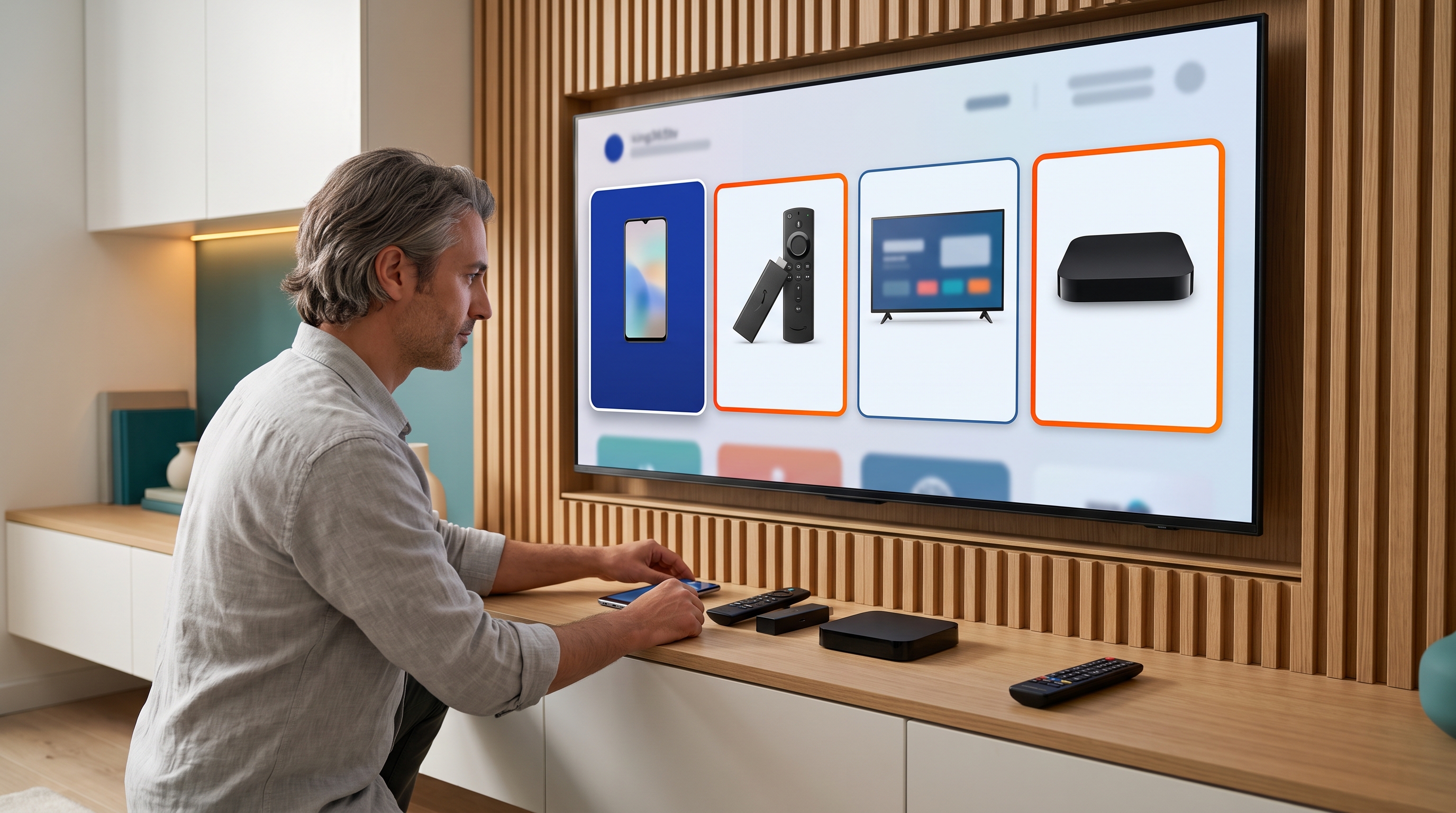 Compatibilité de avec Android Fire TV Stick et Smart TV 2026 Paiement sécurisé support FR 24/7 et garantie satisfaction 12 mo