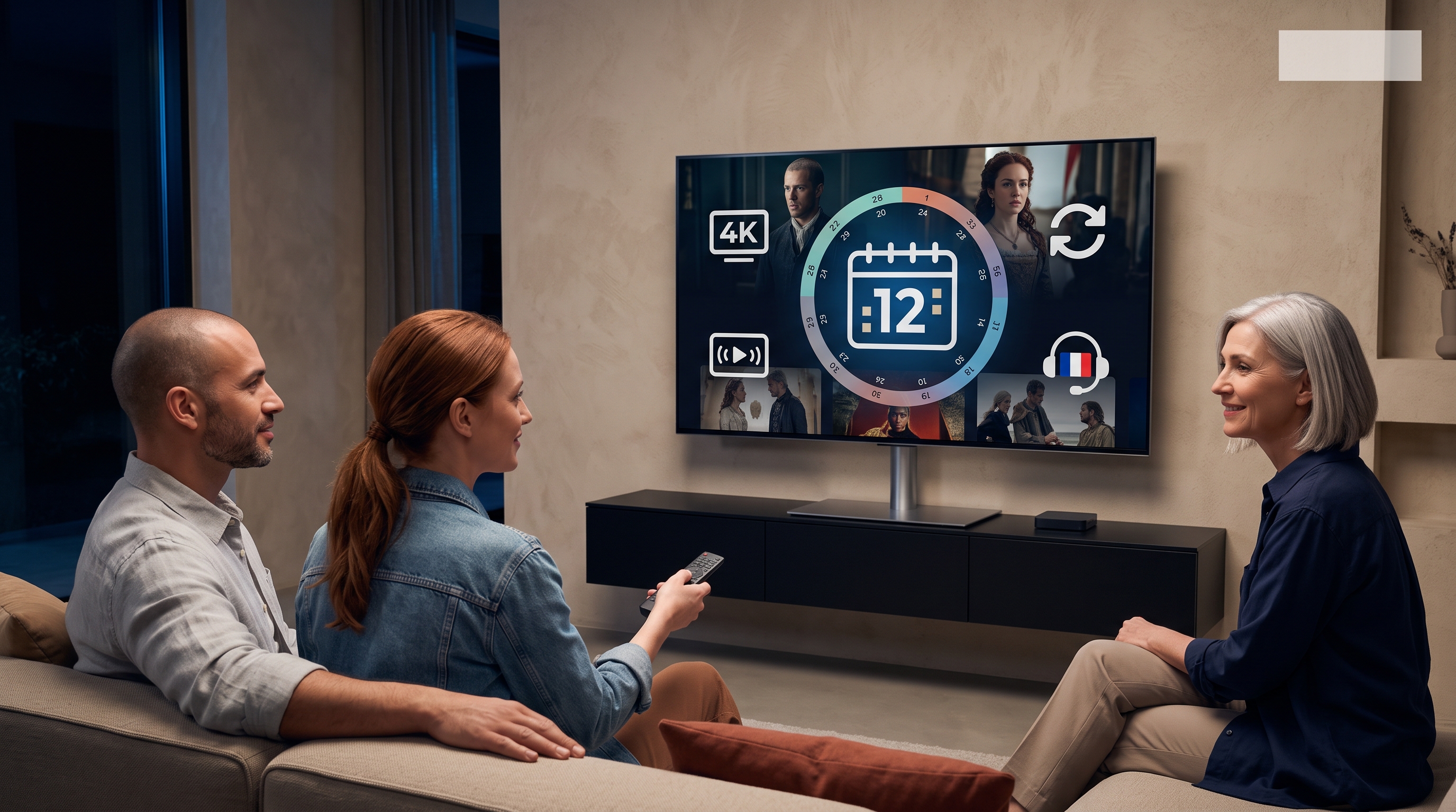 Les avantages clés de l’abonnement 12 mois sur king365tv - king365tv Abonnement IPTV Premium 2026 — Paiement sécurisé, suppor