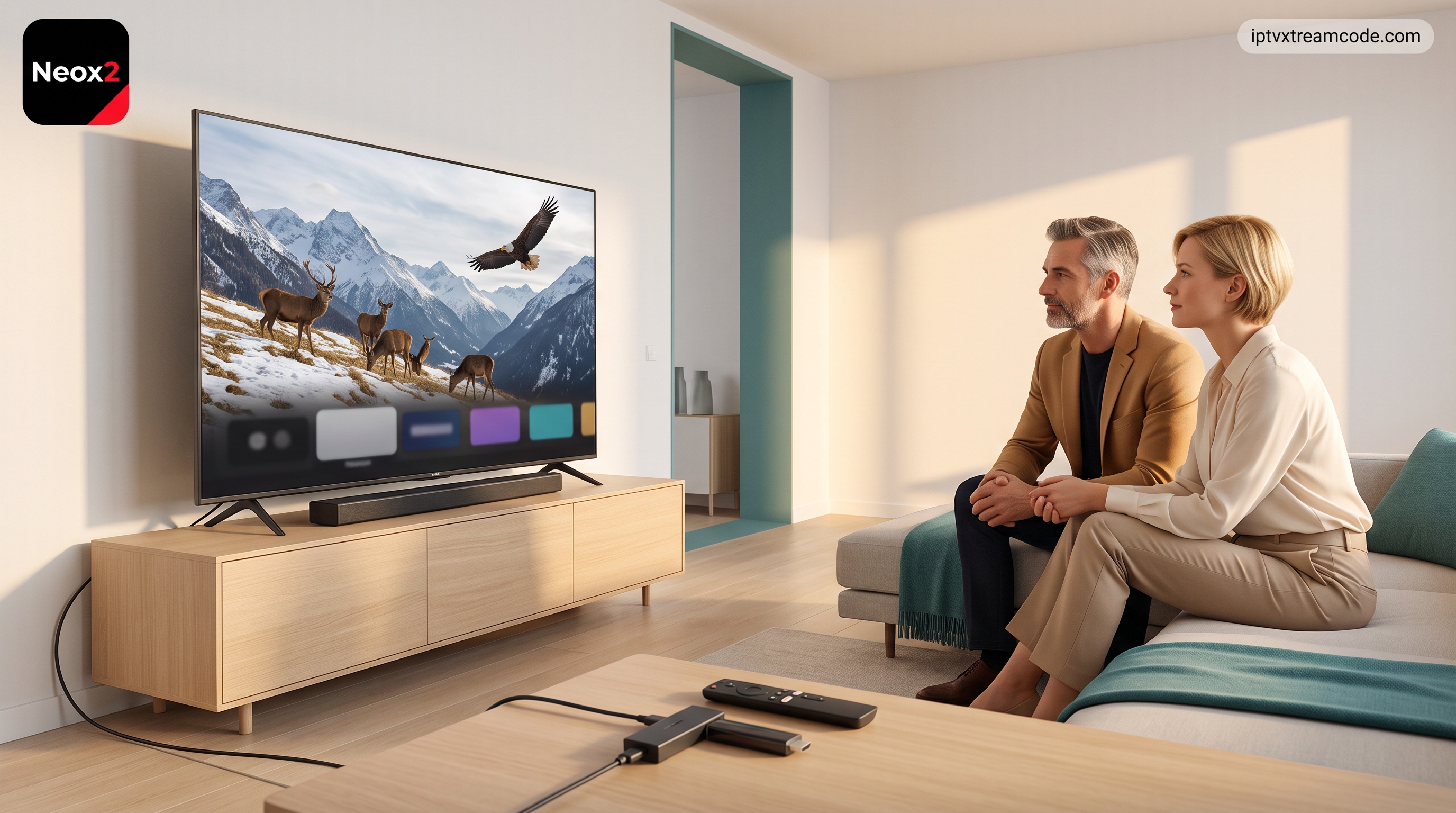 Qualité d’image 4K avec Neox2 - Neox2 IPTV code France 2026 : 12 mois d'expérience TV & VOD fluide, chaînes FR et replay