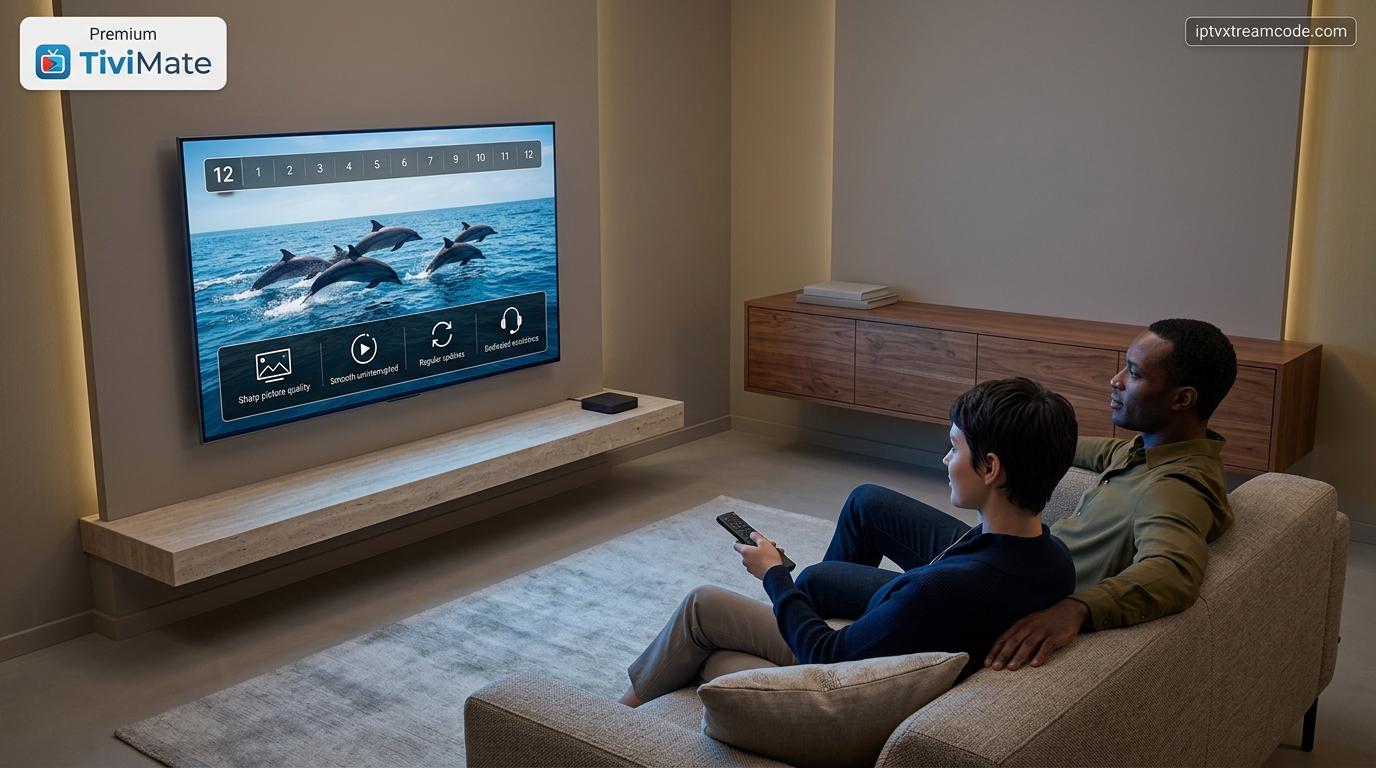Les avantages clés de l’abonnement 12 mois sur TiviMate - TiviMate Abonnement IPTV premium 12 mois — Stabilité et SAV dédié p