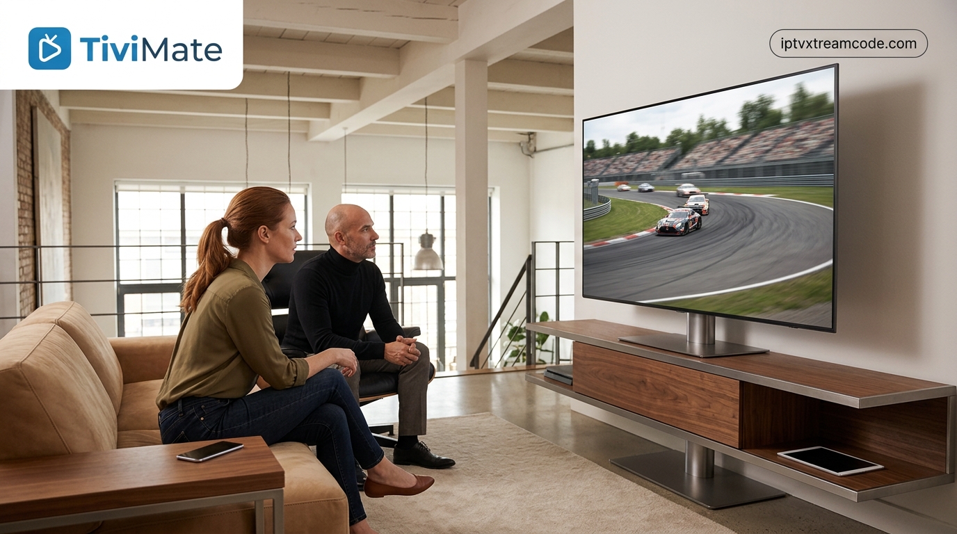 TV sport films séries et VOD une expérience complète pour 12 mois Stabilité et SAV dédié pour Android TV Fire TV et Smart TV