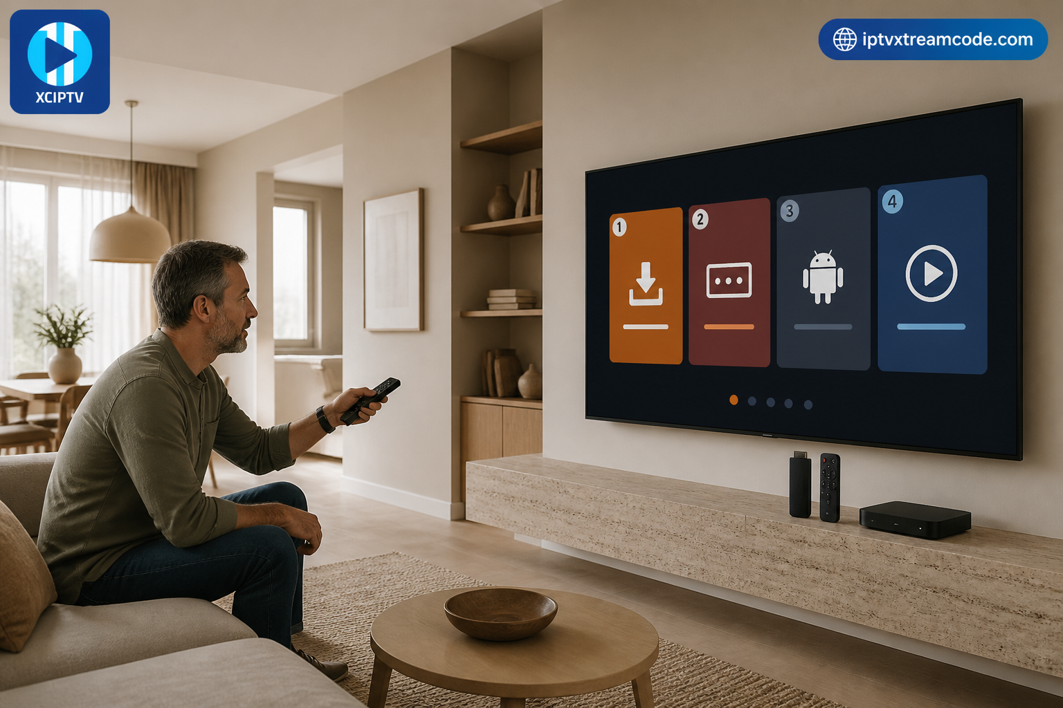 Comment installer l’application Xciptv Player sur Android et Fire TV Stick avec Downloader en 5 minutes - Xciptv Player IPTV