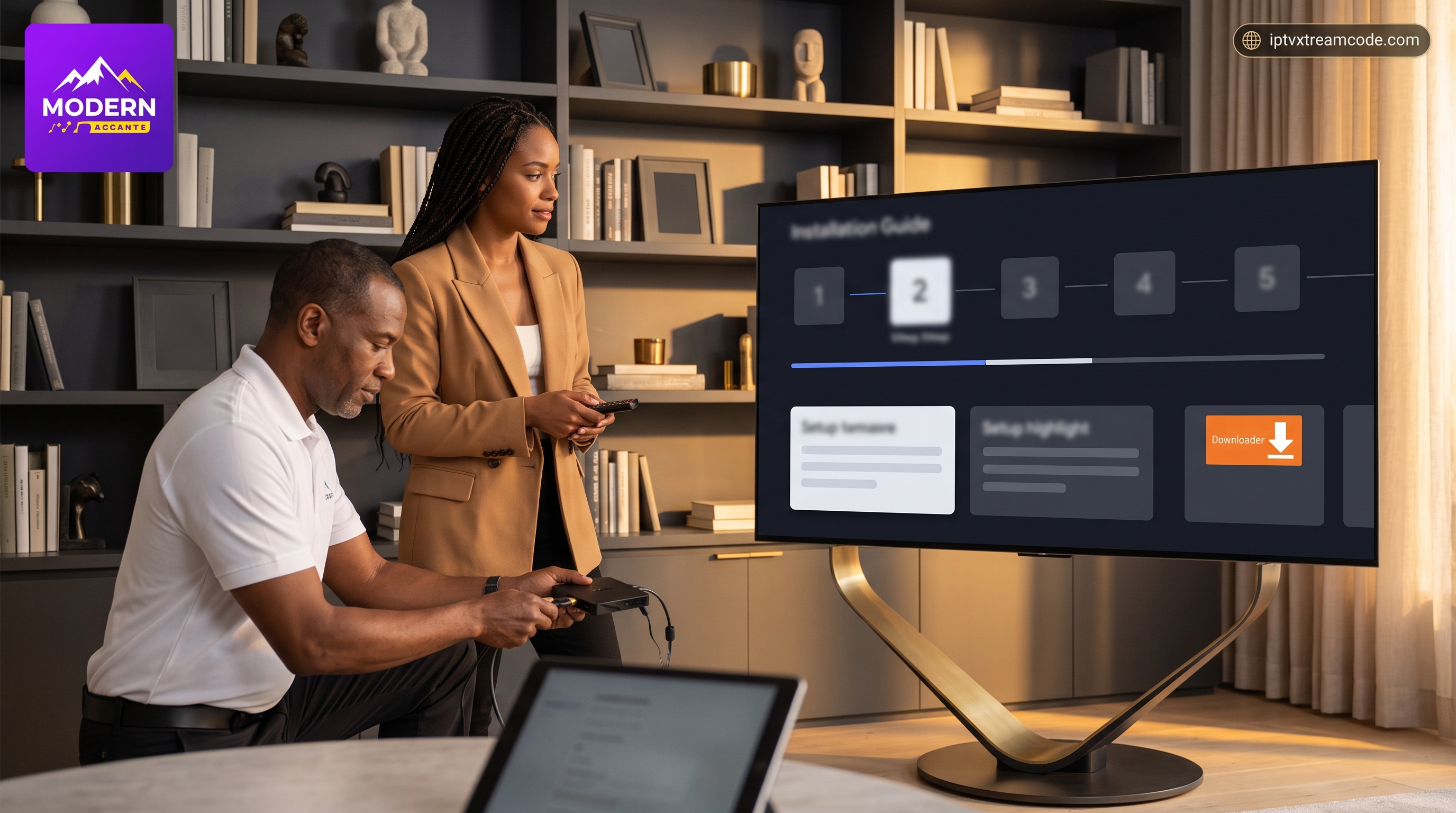 Comment installer l’application Atlas pro on tv sur Android et Fire TV Stick avec Downloader en 5 minutes - Atlas pro on tv 2