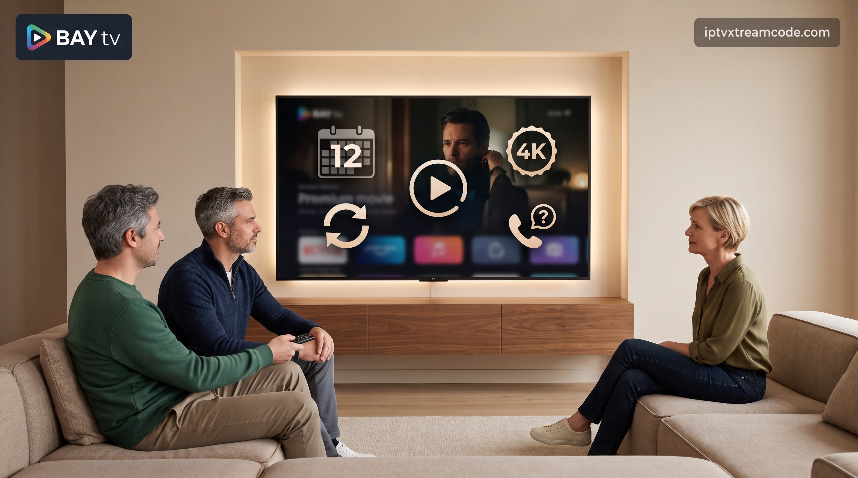 Les avantages clés de l’abonnement 12 mois sur bayiptv - bayiptv Abonnement Tv Premium 12 mois — Offre 2026 pour streaming HD
