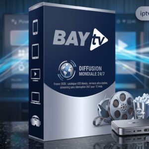 Image produit premium - baytv Abonnement iptv France 12 mois 2026 — TV en direct, vaste catalogue VOD et streaming stable 24/7