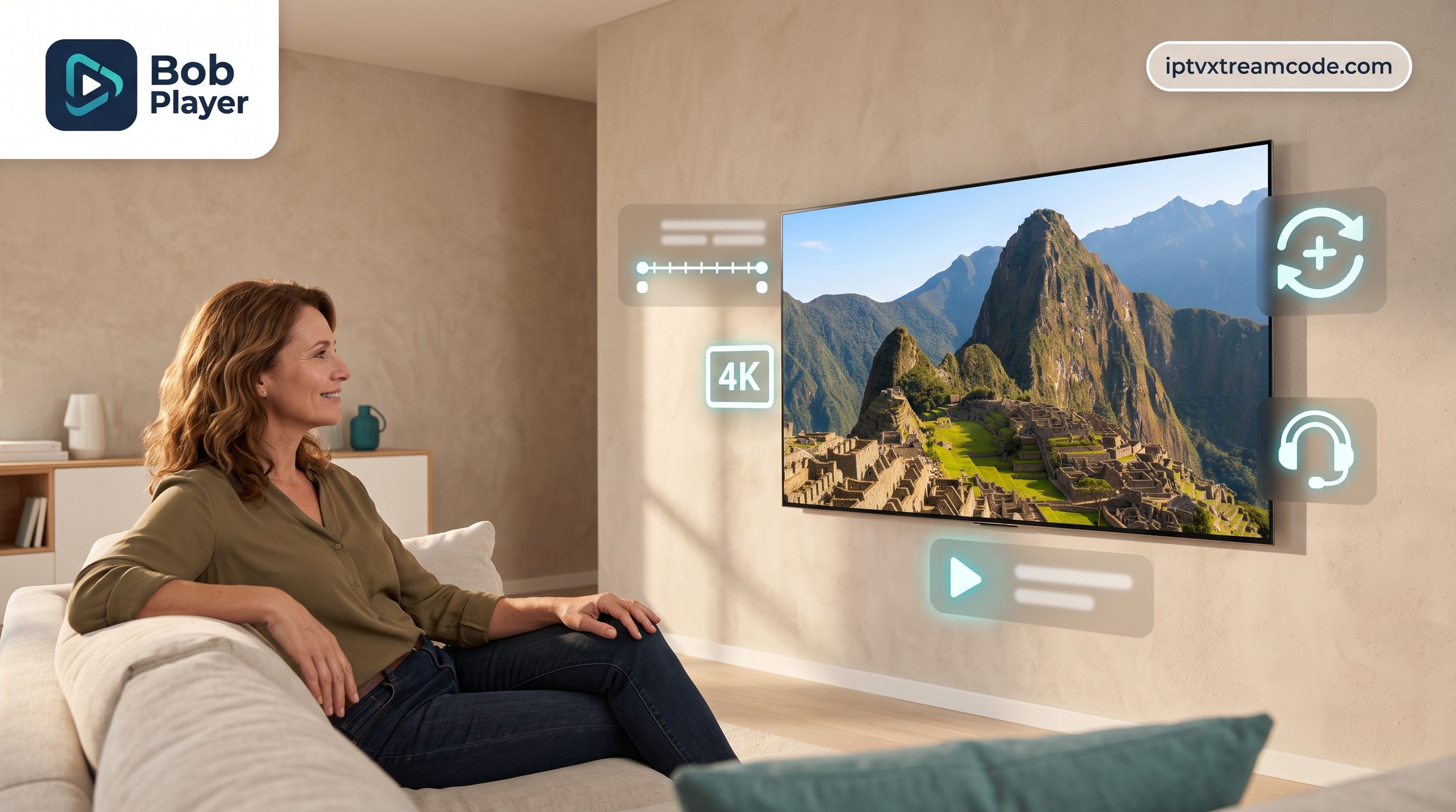 Les avantages clés de l’abonnement 12 mois sur Bob Player - Bob Player Abonnement IPTV 2026 - Compatible Smart TV, Android, M