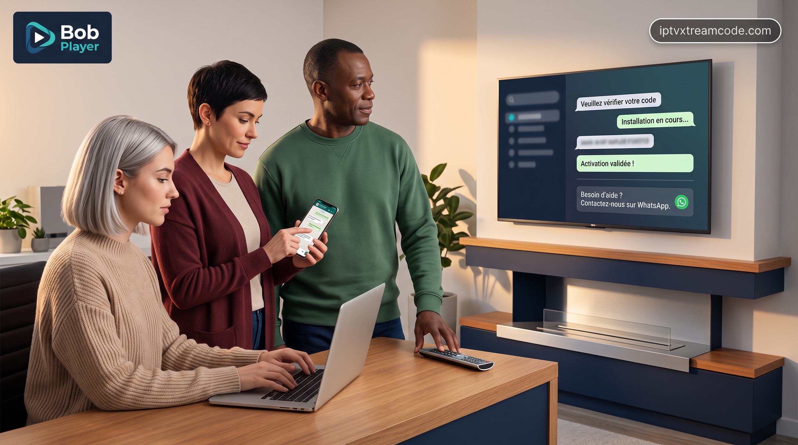 Support technique activation rapide et accompagnement WhatsApp pour 2026 Compatible Smart TV Android MAG & Firestick installa
