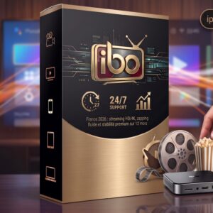 Image produit premium - IboPlayer Abonnement IPTV Premium 2026 — support français 24/7 et stabilité pour une connexion continue