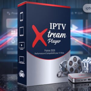 Image produit premium - Xtream IPTV Player France 2026 - Performance et Compatibilité pour 12 Mois