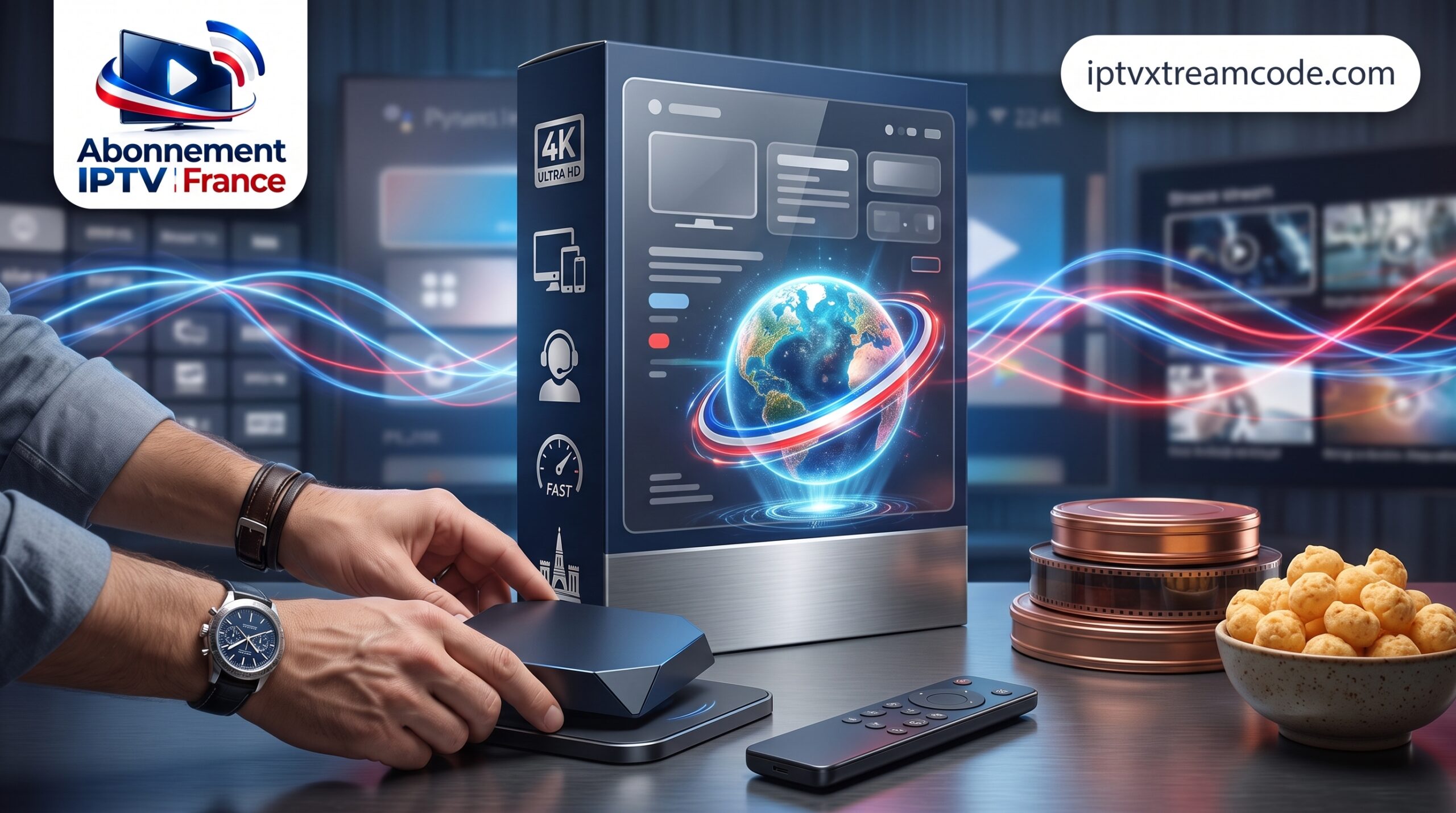 Image produit premium - Abonnement IPTV France 2026 : Support et Qualité Premium Assurés