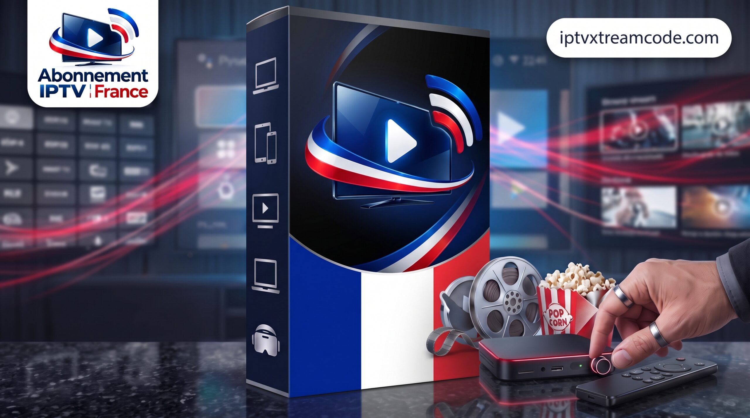 Image produit premium - Abonnement IPTV France 2026 : Support et Qualité Premium Assurés