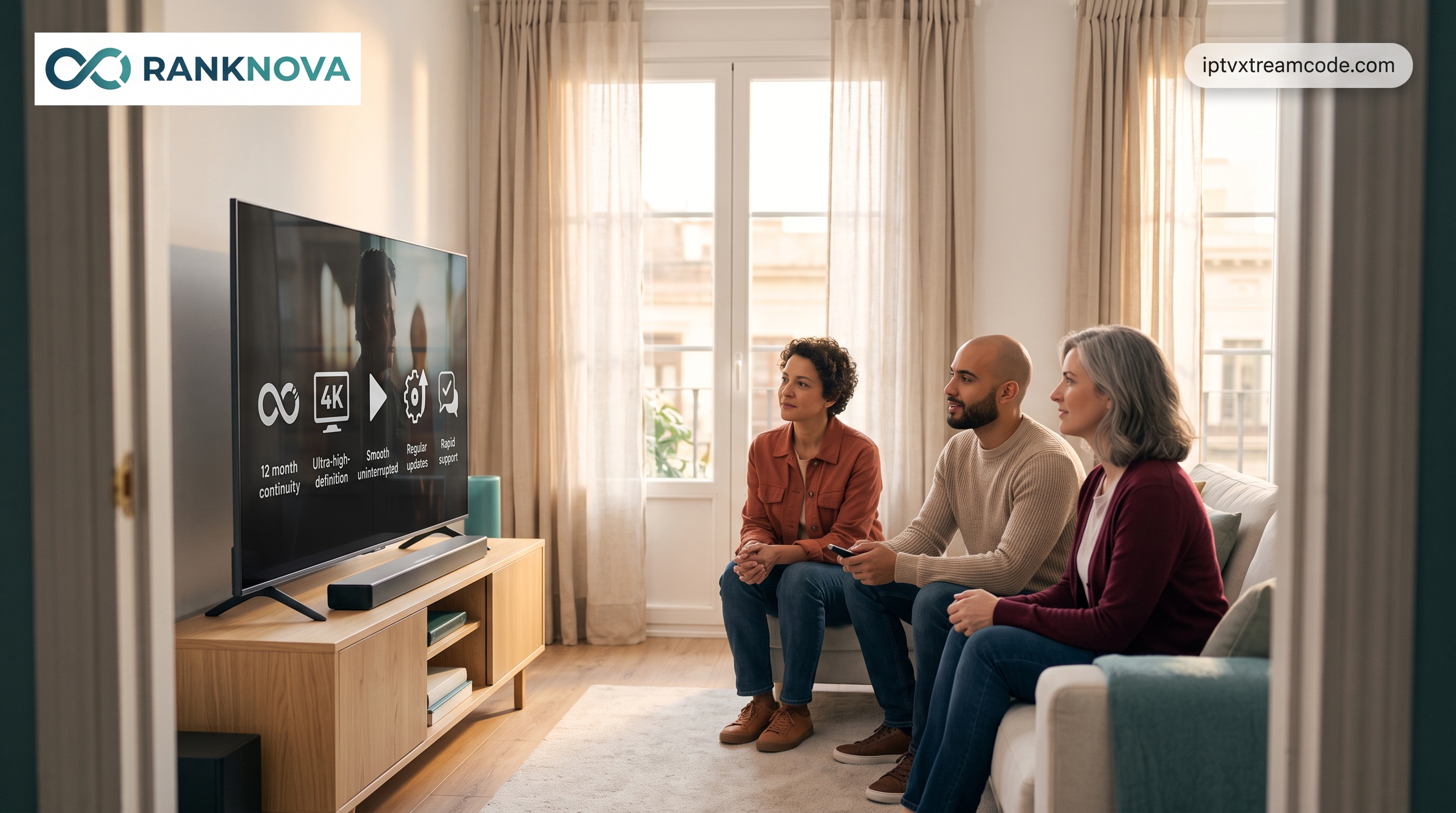 Les avantages clés de l’abonnement 12 mois sur abonnement IPTV - Abonnement IPTV France 2026 : Support et Qualité Premium Ass