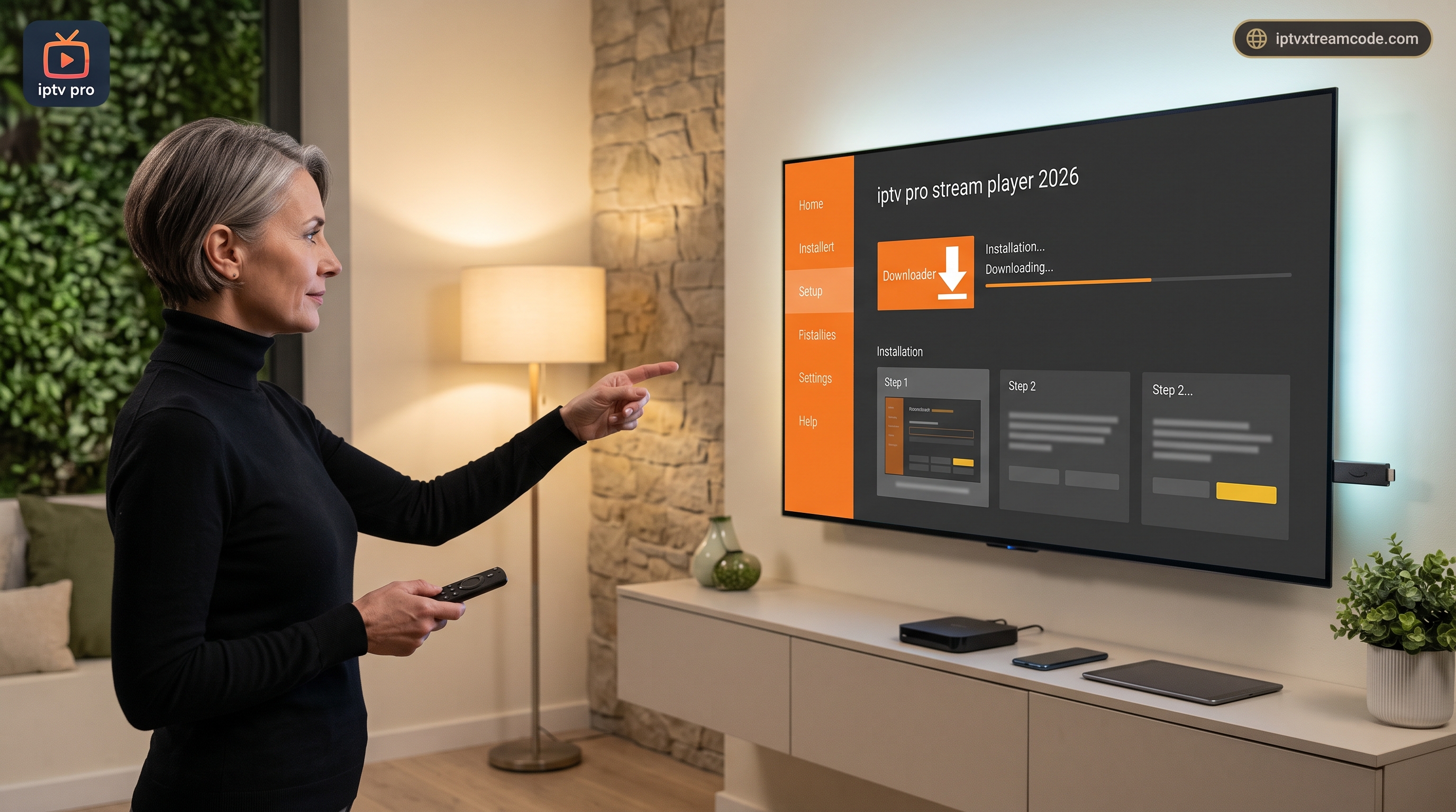 Comment installer l’application IPTV pro stream player sur Android et Fire TV Stick avec Downloader en 5 minutes - iptv pro s